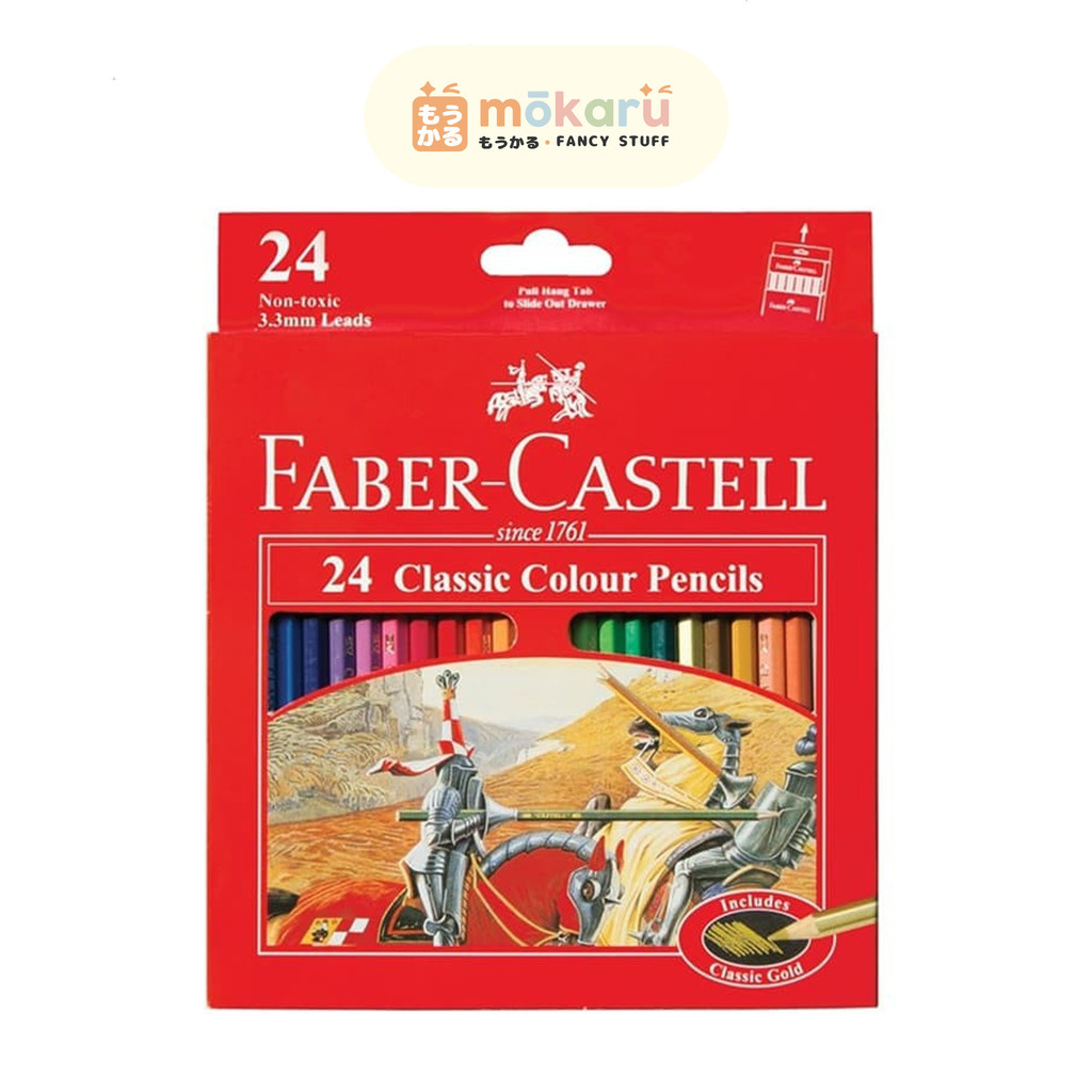 

Faber Castell Pensil Warna Classic 24 Murah / Pensil Warna Panjang