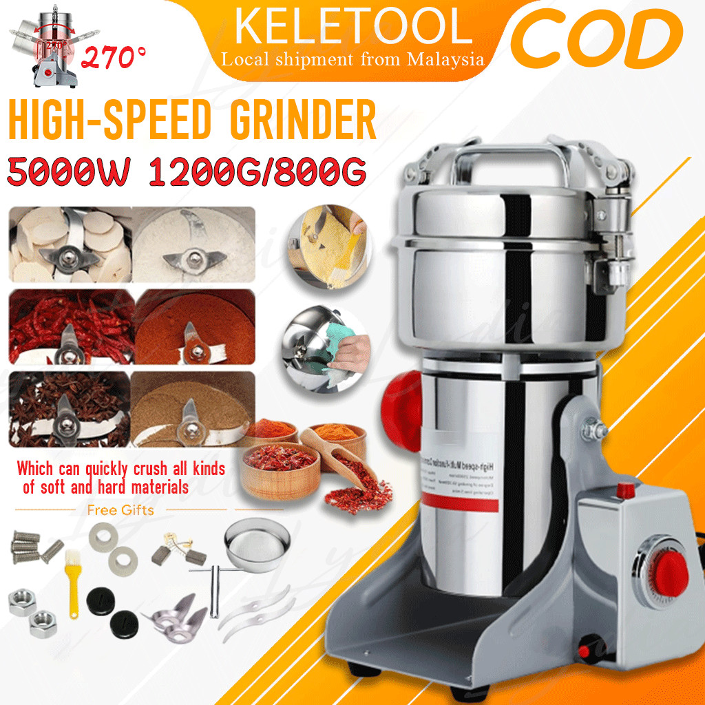1200G mesin penggiling black papper bumbu Gilingan kedelai mesin penggiling daging bakso mesin pengg