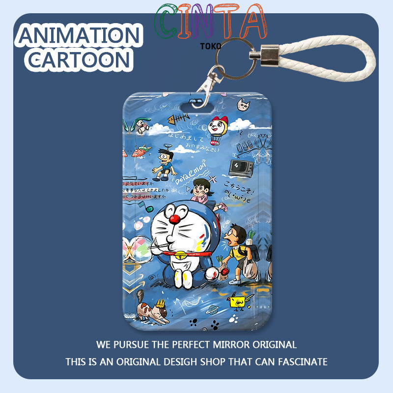 

Graffiti Ding -Dang Cat Student cafeteria card chest card cover campus card bus bus bus Yangcheng Tongtong ground iron gate ban work