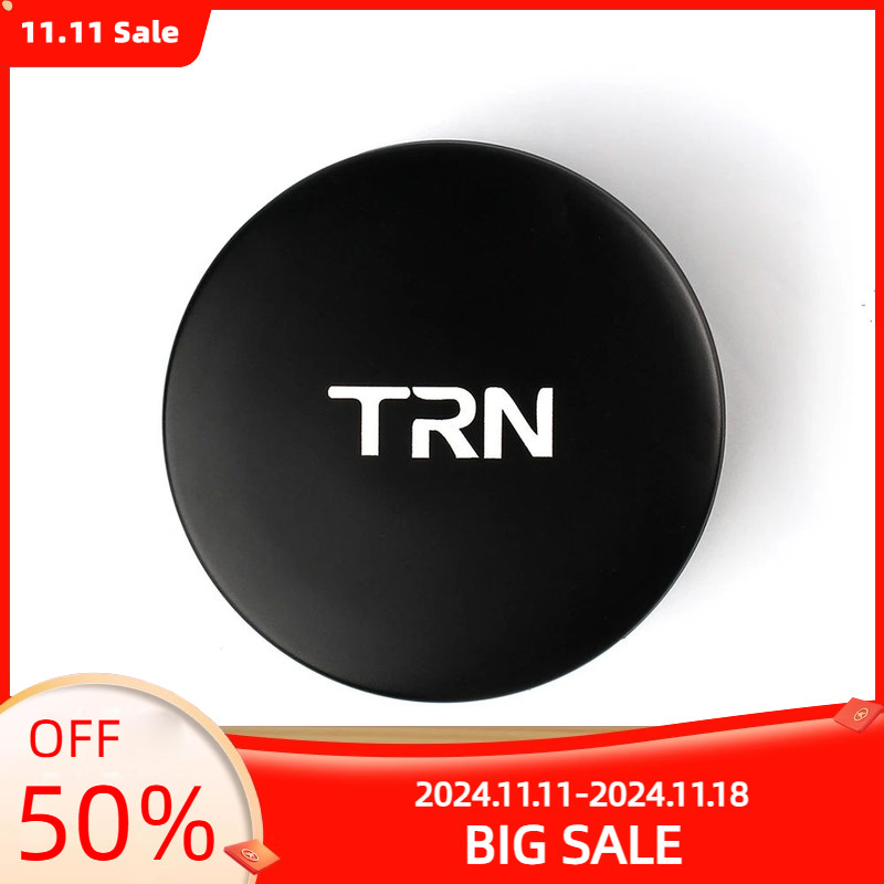 TRN Earphone Metal Box Customizable logo High-end Bluetooth Earphone Storage box Anti-pressure Porta
