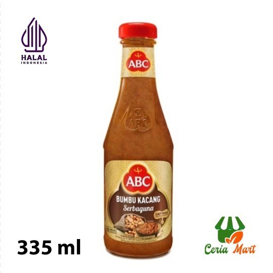 

Bumbu Kacang Serbaguna ABC 335 gr ml Botol Saus Batagor Siomay Sate Uduk