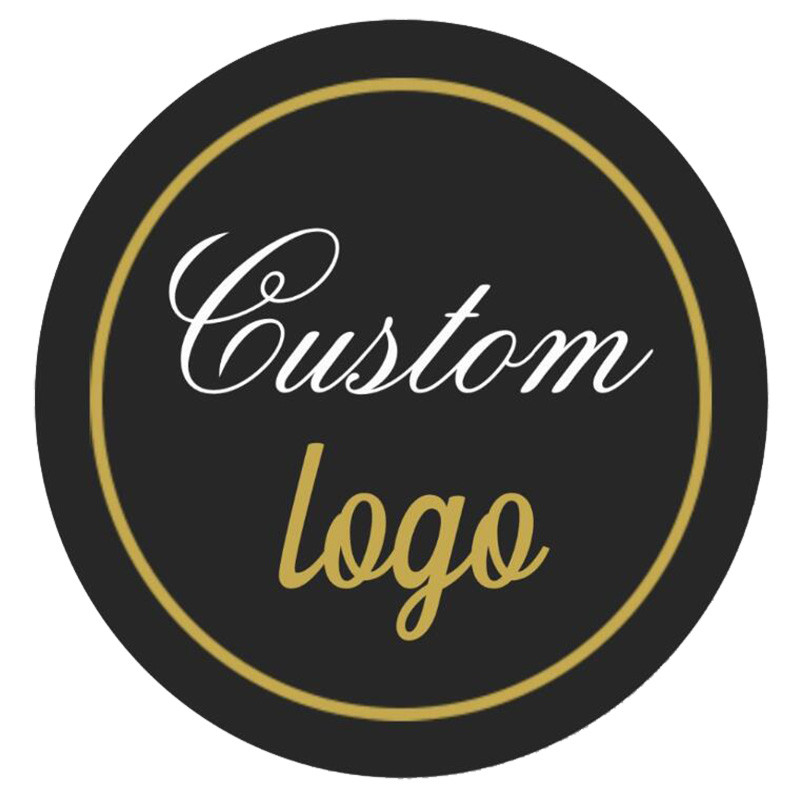 

Wedding logo custom round label sticker company name date thank you wedding party gift sticker