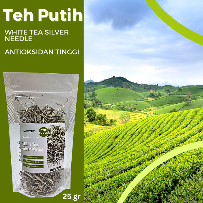 

⭐BISA COD⭐ Teh Putih Premium White Tea Silver Needle 25 gram