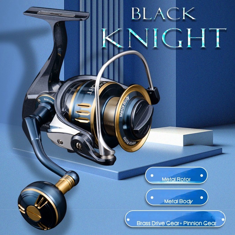 Black Knight 11+1 BB 6.2:1 Full Metal Spinning Reel Jigging Reel  3000/5000/6000/10000 Saltwater Boa