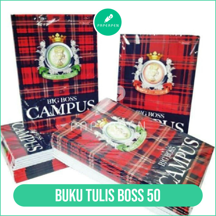 

[P_ATK] (PAK) BUKU TULIS BIG BOSS 50 LEMBAR ISI 10 PCS