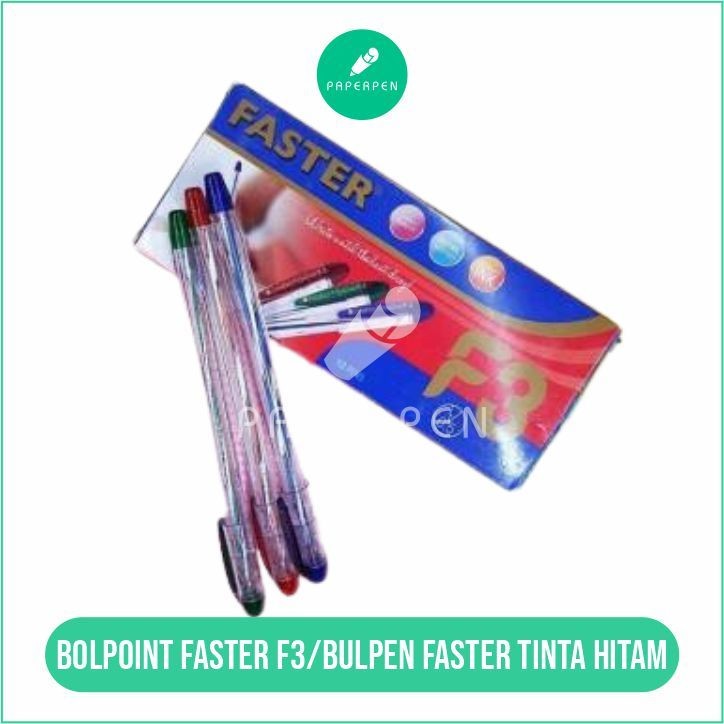 

(PRO_ATK) BOLPOINT FASTER F3/BULPEN FASTER TINTA HITAM