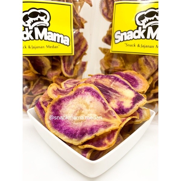 

KERIPIK UBI UNGU ORIGINAL 200GR | SNACKMAMA