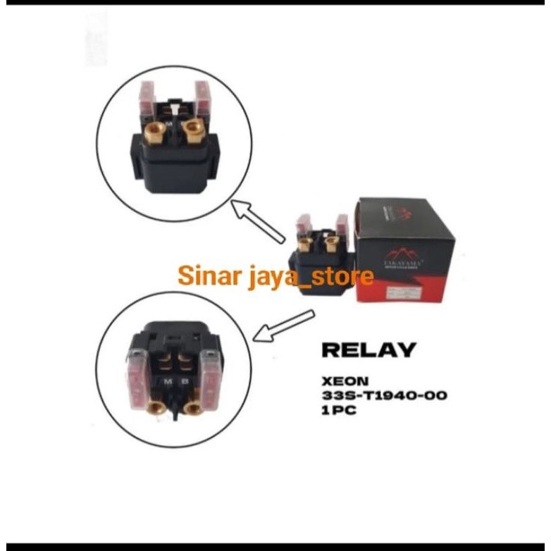 Switch Statar Relay starter Xeon 125 Rc Takayama
