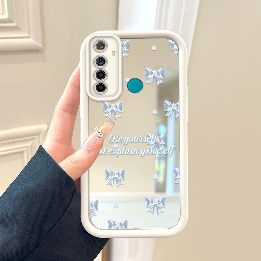 Casing Hp Untuk Realme 5 5i 5S 6i Cassing Soft Cesing Mirror JZ Bow 8202 Softcase Silikon Phone Case