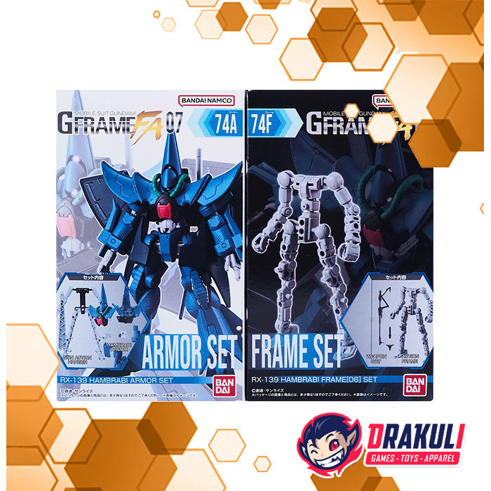Toys BANDAI Mobile Suit Gundam G-Frame FA 07 - Hambrabi Armor + Frame Set (Set of 2)