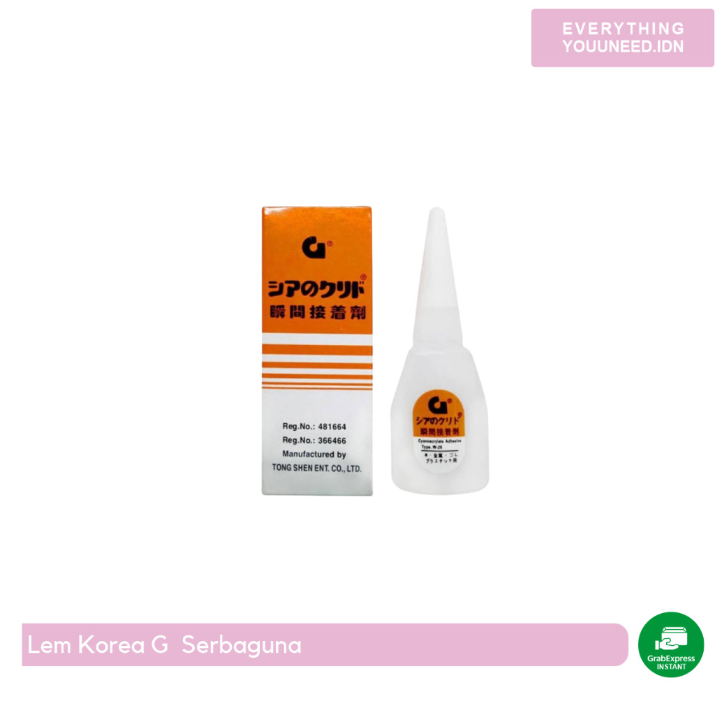 

Lem Tetes Korea G Glue Serbaguna