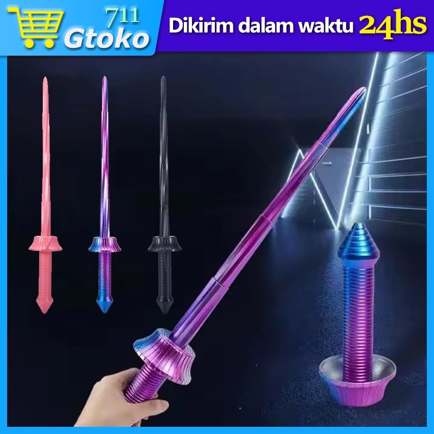 Pedang Lipat Mainan Katana Decompression Fidget Toys 3D Cetak Magic Telescopic Sword Panjang 68cm