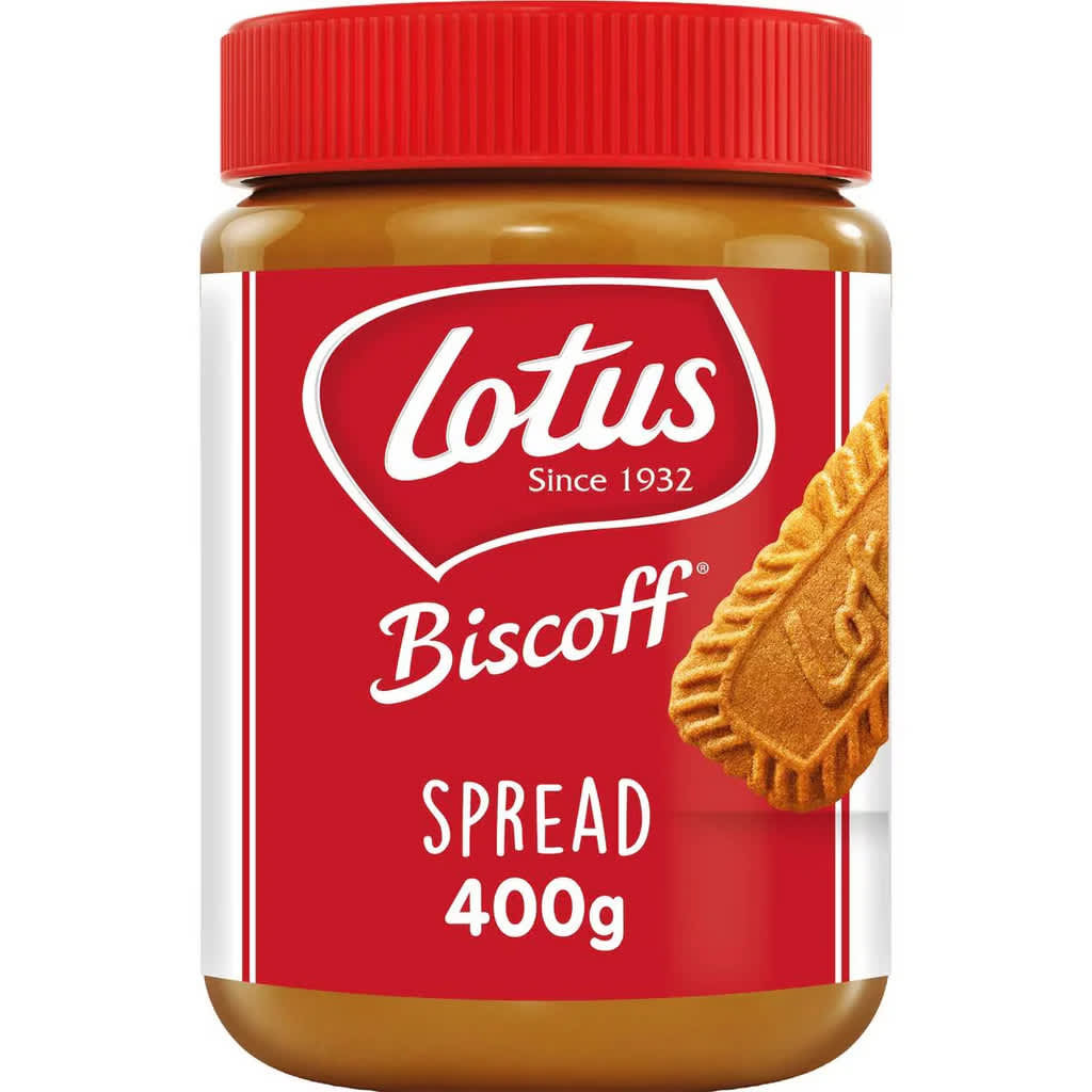

LOTUS BISCOFF SPREAD SMOOTH/SELAI SPECULOOS/CARAMEL COOKIE 400GR