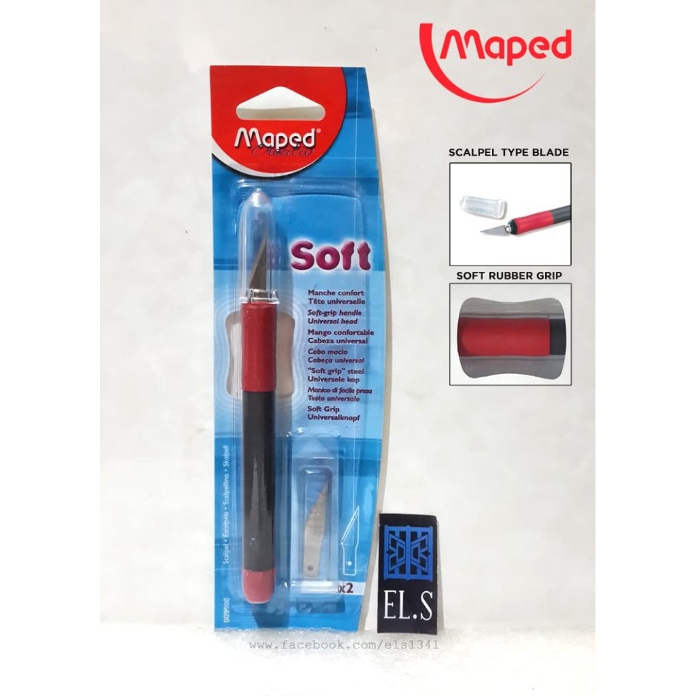 

LARIS -Maped Scalpel Soft Pen Cutter ( Art knife ) 009900