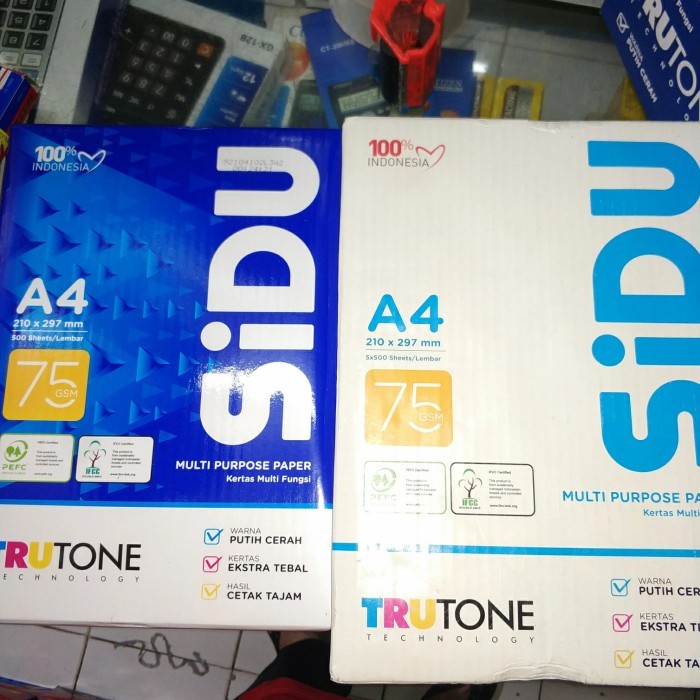 

best -A4 75 GRAM SINAR DUNIA ( SIDU )
