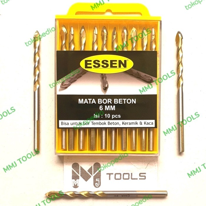 Mata Bor Beton/Kaca/Keramik ESSEN 6mm - ESSEN Mata bor serbaguna