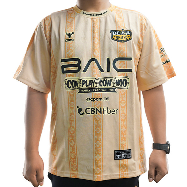Dewa United Official Esports Jersey Home 2025 - Cream