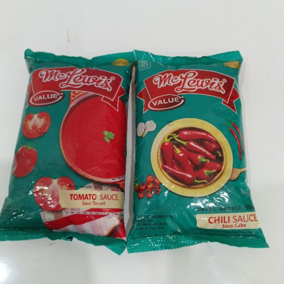 

Mc Lewis Tomato Sauce & Chilli Sauce 500gr - ABO