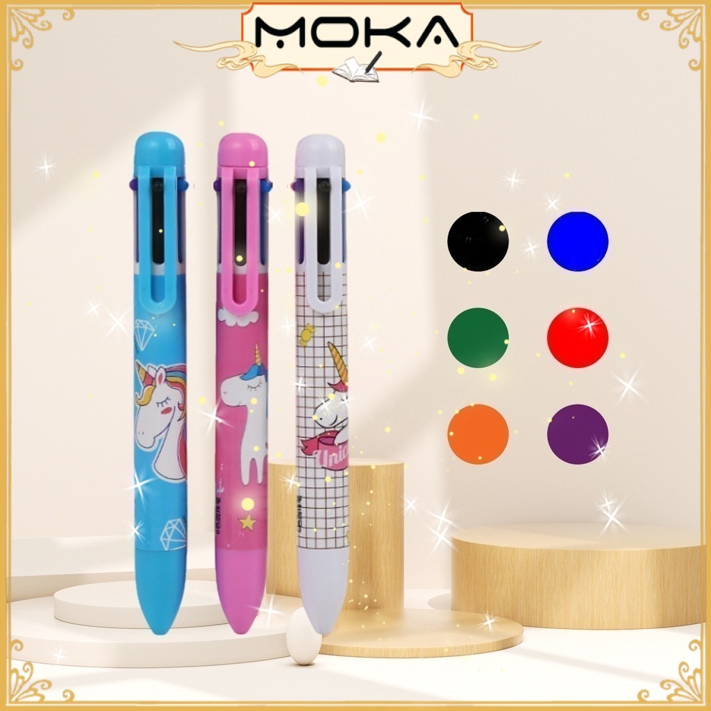 

MOKA PULPEN MOTIF 6 WARNA LUCU IMUT / BOLPEN KARAKTER MKP62