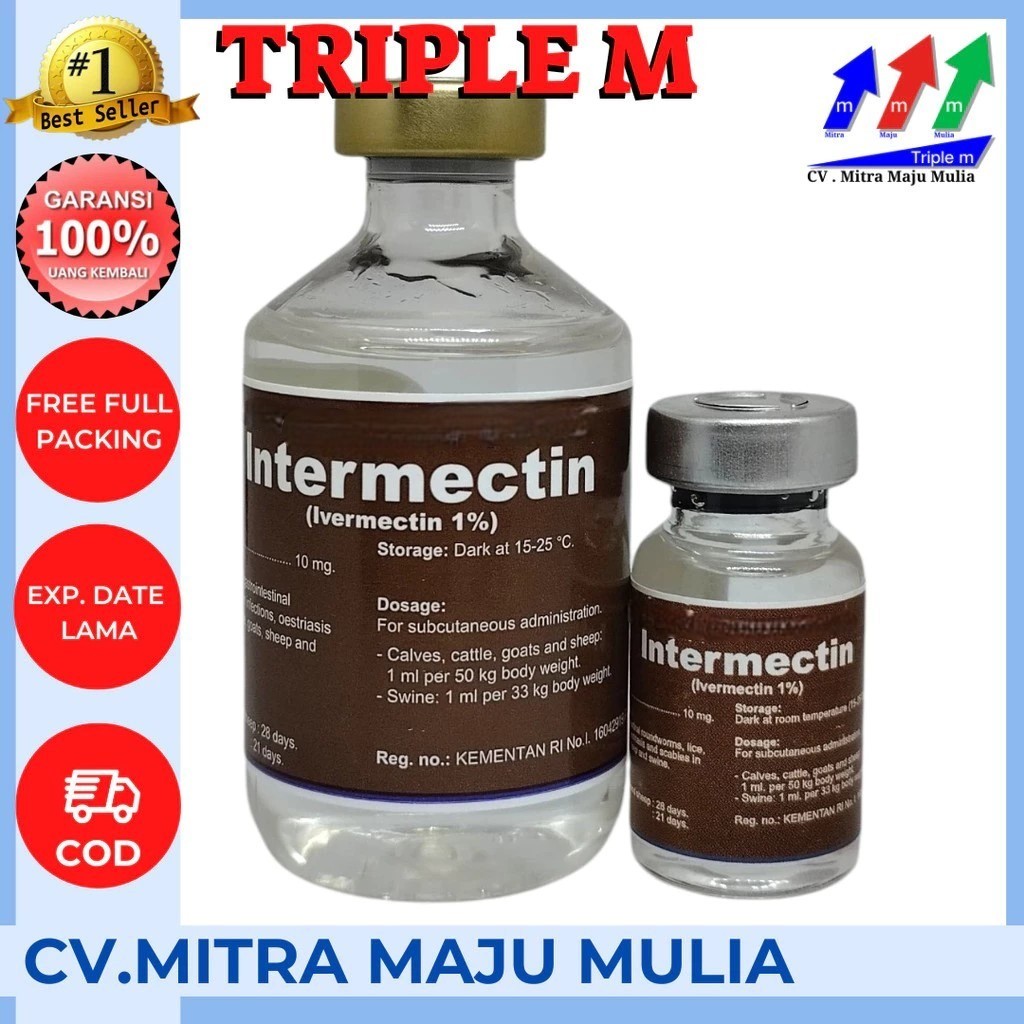 INTERMECTIN 10 ml, INTERMECTIN 50 ml Holland ORIGINAL + syr