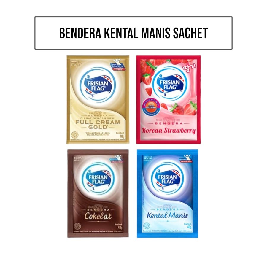 

BENDERA SUSU KENTAL MANIS RENCENG / 6 SACHET