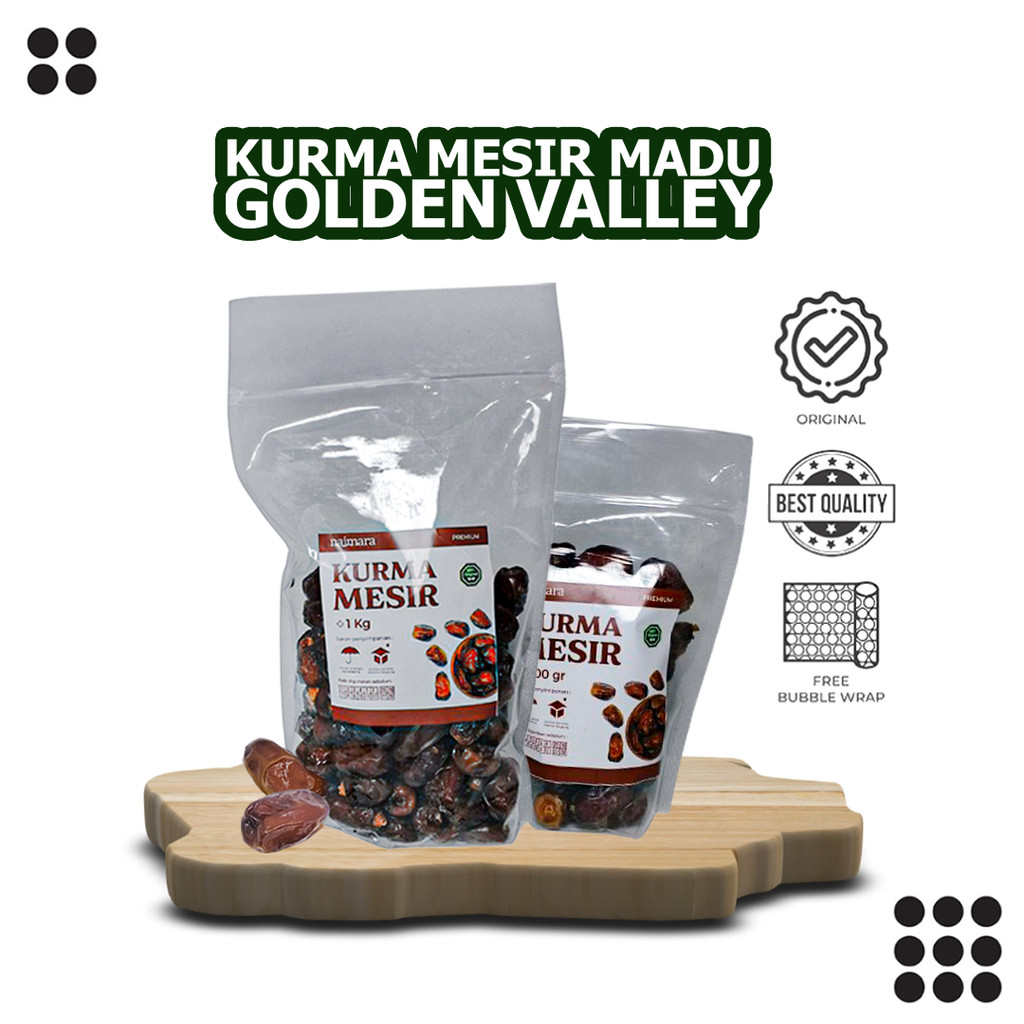 

KURMA GOLDEN VALLEY 500 GR / KURMA MESIR PREMIUM