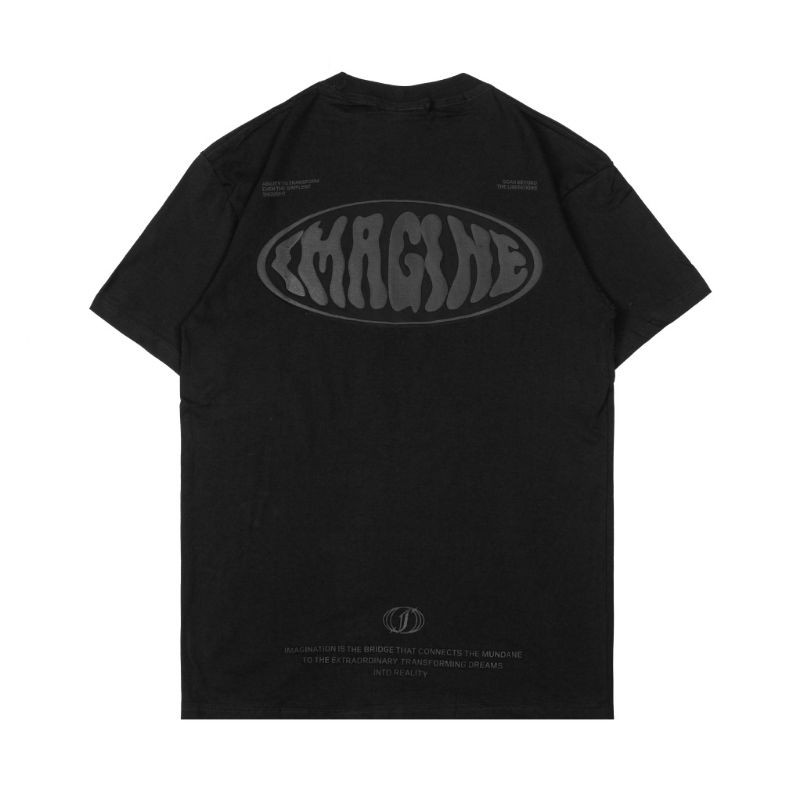 Imagineco Kaos Lengan Pendek Hitam "Yessa"
