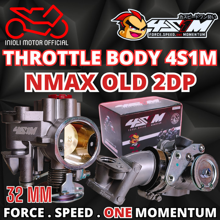 THROTTLE BODY TB 4S1M NMAX 155 OLD N-MAX N MAX 2DP TB RACING 4S1M 30MM 32MM 34MM 36MM 30 32 34 36 MM