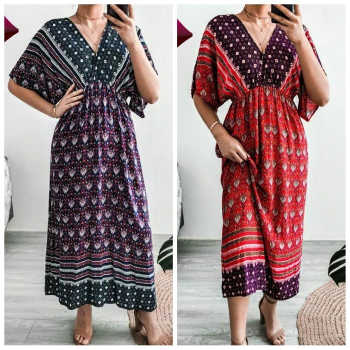 𝐑𝐄𝐀𝐃𝐘 𝐒𝐓𝐎𝐂𝐊 𝐒𝐀𝐅 - SYAFA tunik midi dress woman premium / korean summer dress / beachwear bali / dres