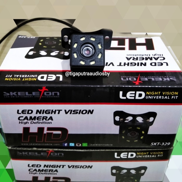 kamera mundur skeleton skt 329 led 8 titik / kamera atret skeleton
