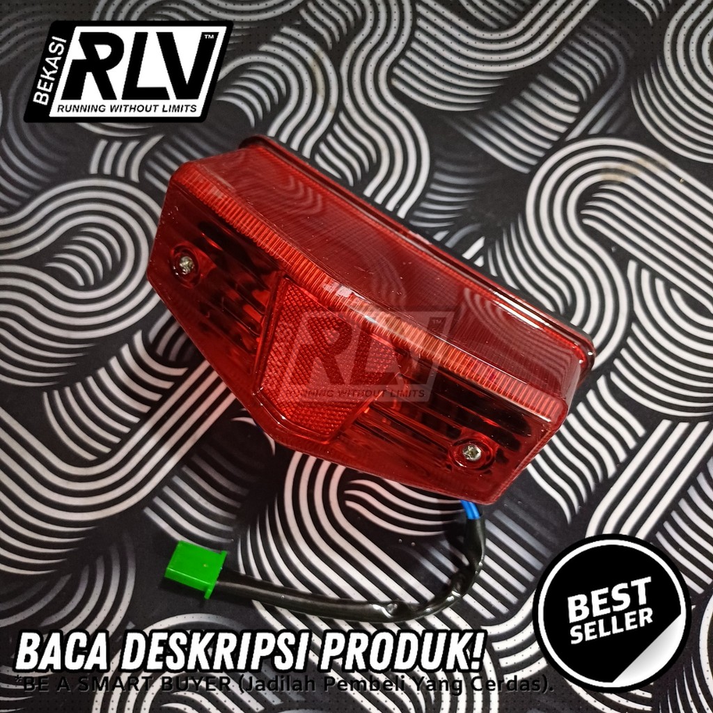 Lampu stop rx king new peredam stoplamp rx king