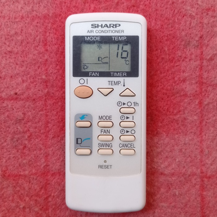 REMOT AC SHARP Seri CRMC- A793 JBEZ ORIGINAL