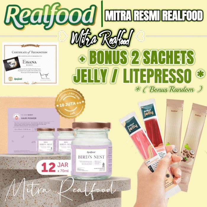 

Realfood Hair Power 12 Botol Diskon