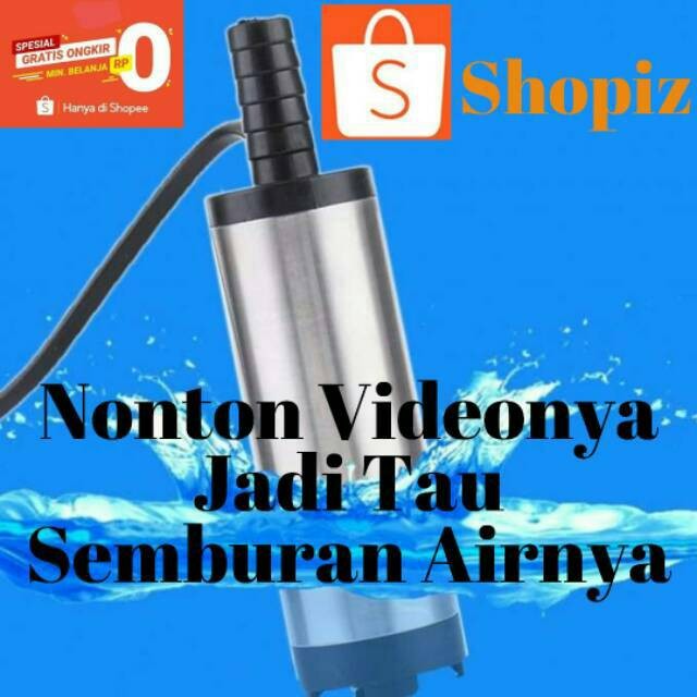 Pompa air/ pompa celup mini / pompa air cuci motor mobil BIRU