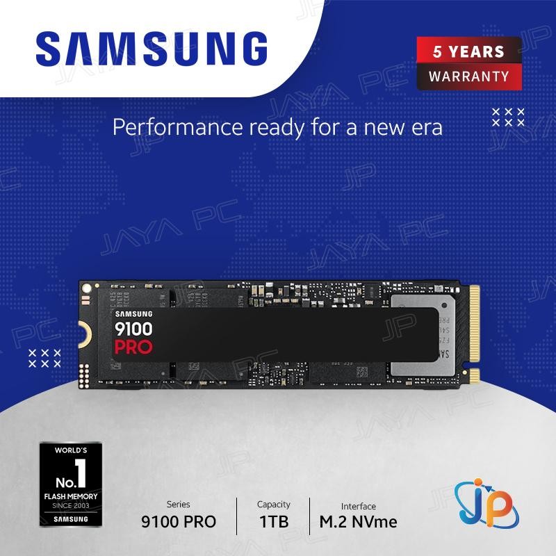 Samsung SSD 9100 PRO M.2 Pcie Gen5 Nvme 1TB - M2 1 TB