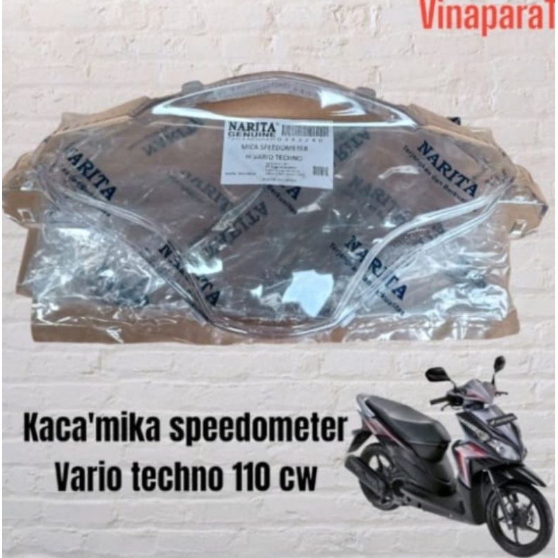 kaca kilometer mika speedometer vario techno 110 karbu non original Sparepart Motor