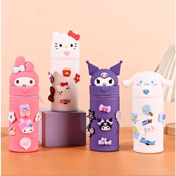 

RK Kotak Pensil Silikon Teleskopik Wanita Dan Anak Karakter Cute