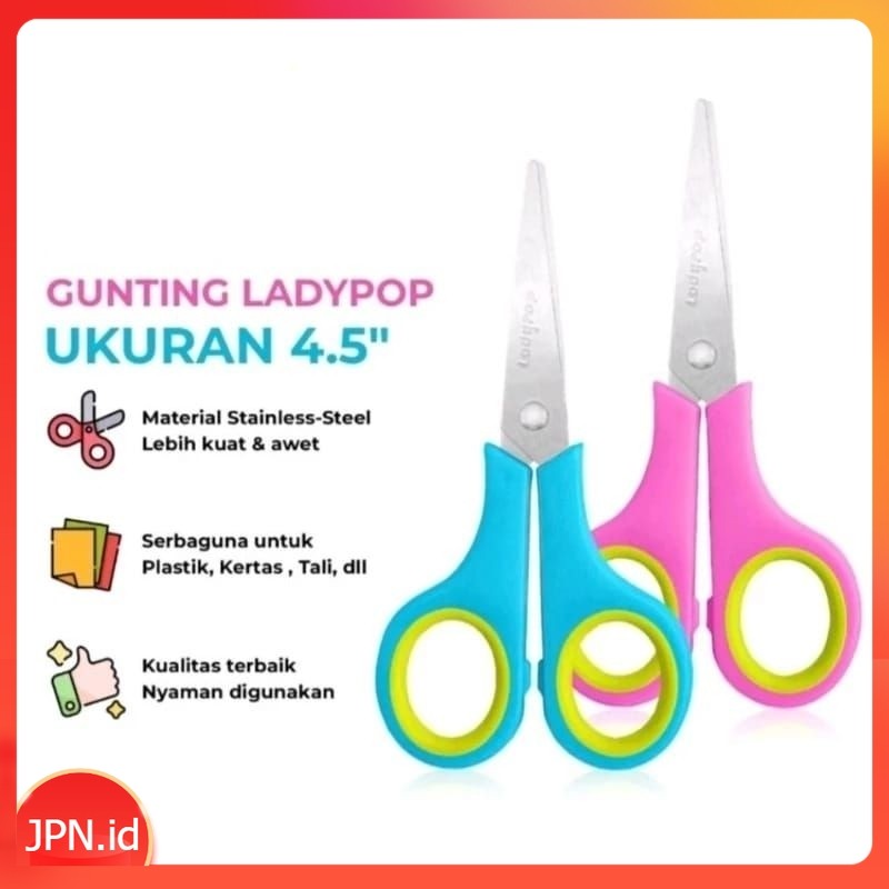 

Gunting Mini 12cm Warna Warni Stainless - JPN