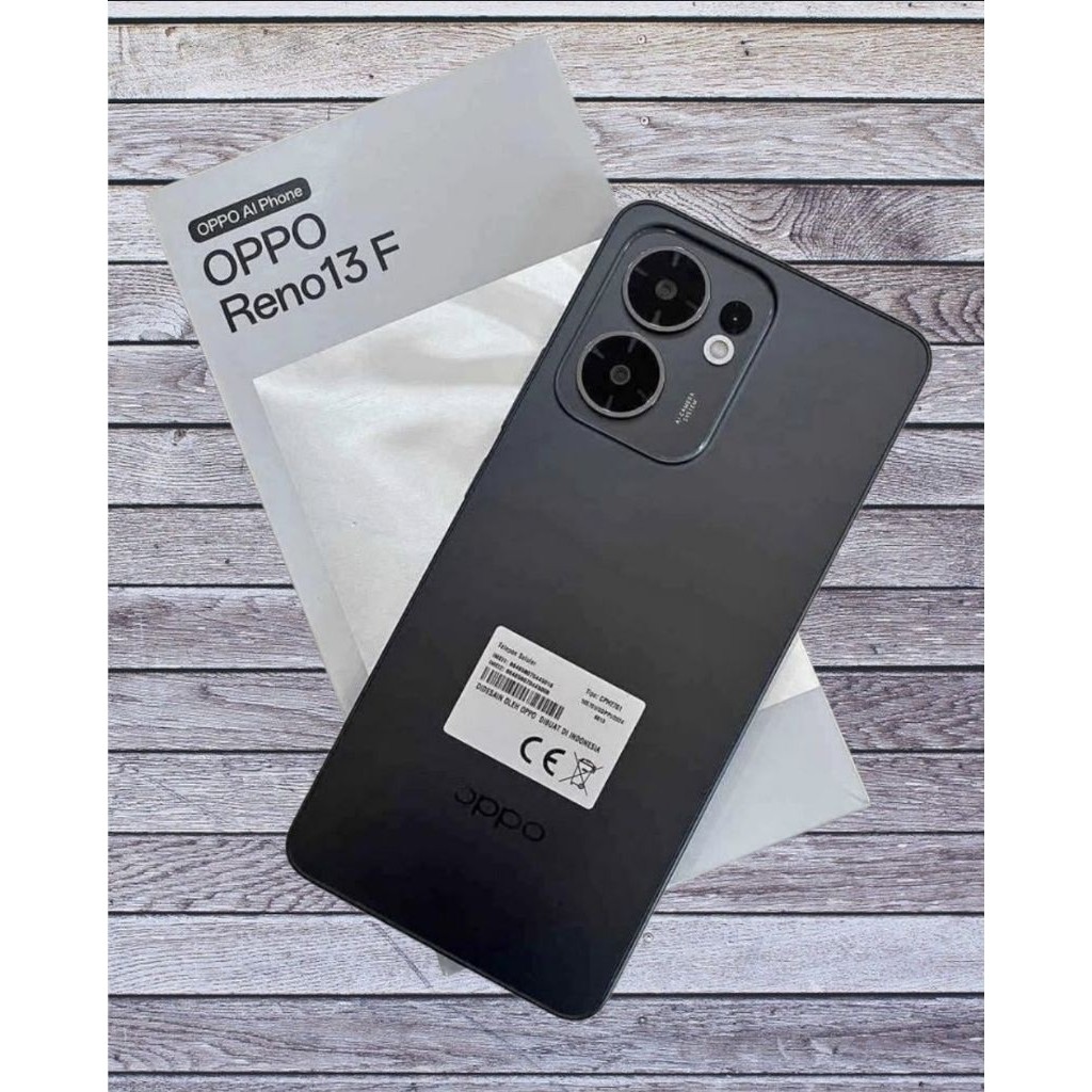 hp second oppo reno 13 f lengkap siap pakai ya kk