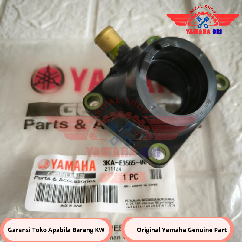 INTAKE MANIFOLD MANIPUL MANIPOL JOIN KARBURATOR RX KING RXK RXS YT ORIGINAL YAMAHA JAPAN 3KA-E3565-0