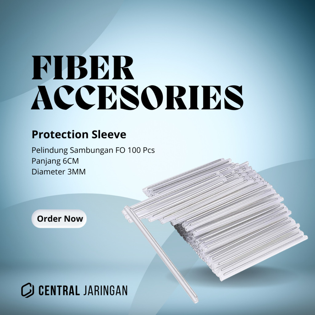 Protection Sleeve Fiber Optic 6CM|Penyambung Core FO 100PCS