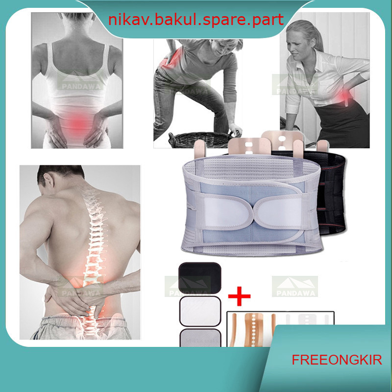 Pria Wanita Korset Sabuk Dukungan Korset Lumbal untuk Meringankan Sakit Punggung, Nyeri Pinggang Pun