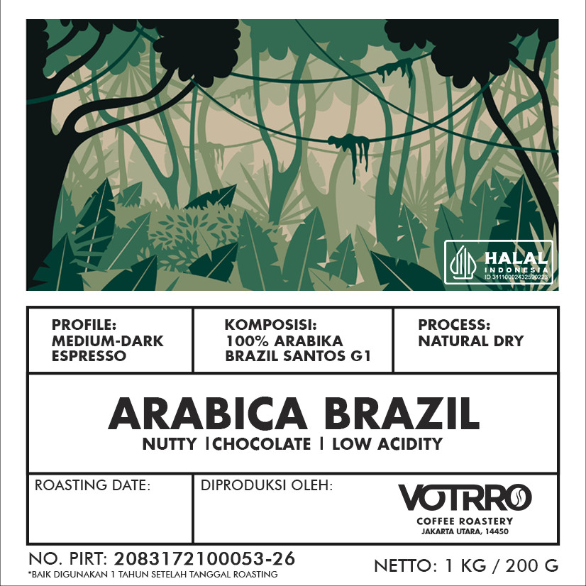 

JAMIN MURAH !!!Biji Kopi Bubuk 100% Full Arabika Brazil Santos Roasted Espresso BEST PRICE(BISA LANGSUNG ORDER)