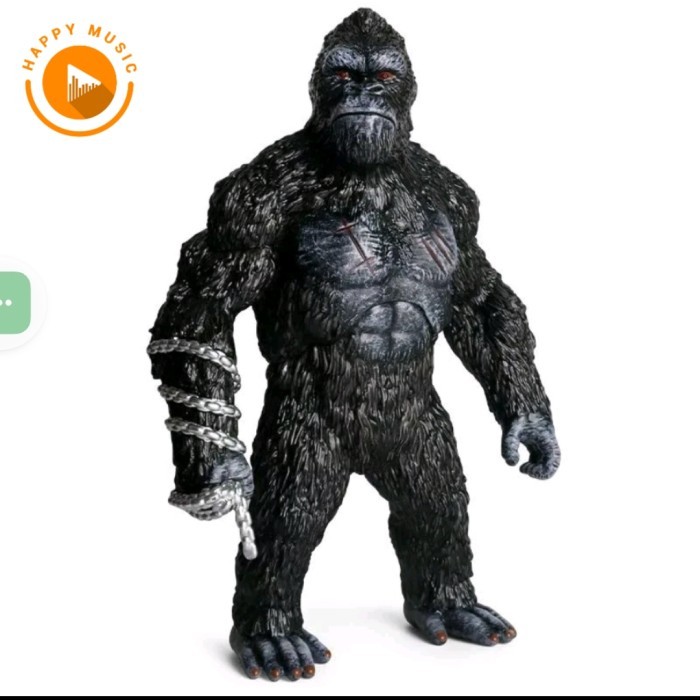 kingkong figure mainan anak karet