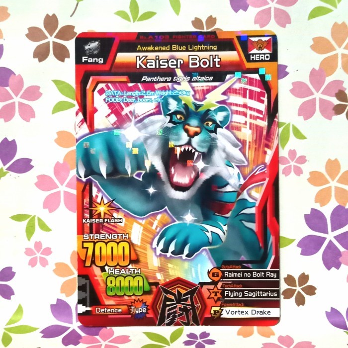 strong animal kaiser super rare kaiser bolt
