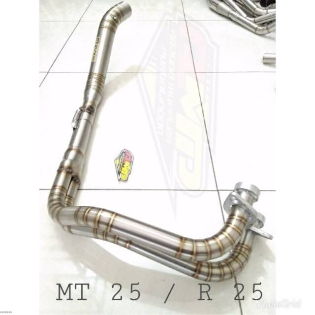 Ph Pipa leher knalpot R25 - MT25 - Header knalpot R25 - MT25 stainless