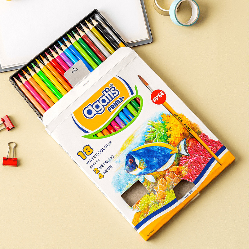 

Asaba Bandung - AGATIS Prime Pensil Warna Watercolor isi 18pcs