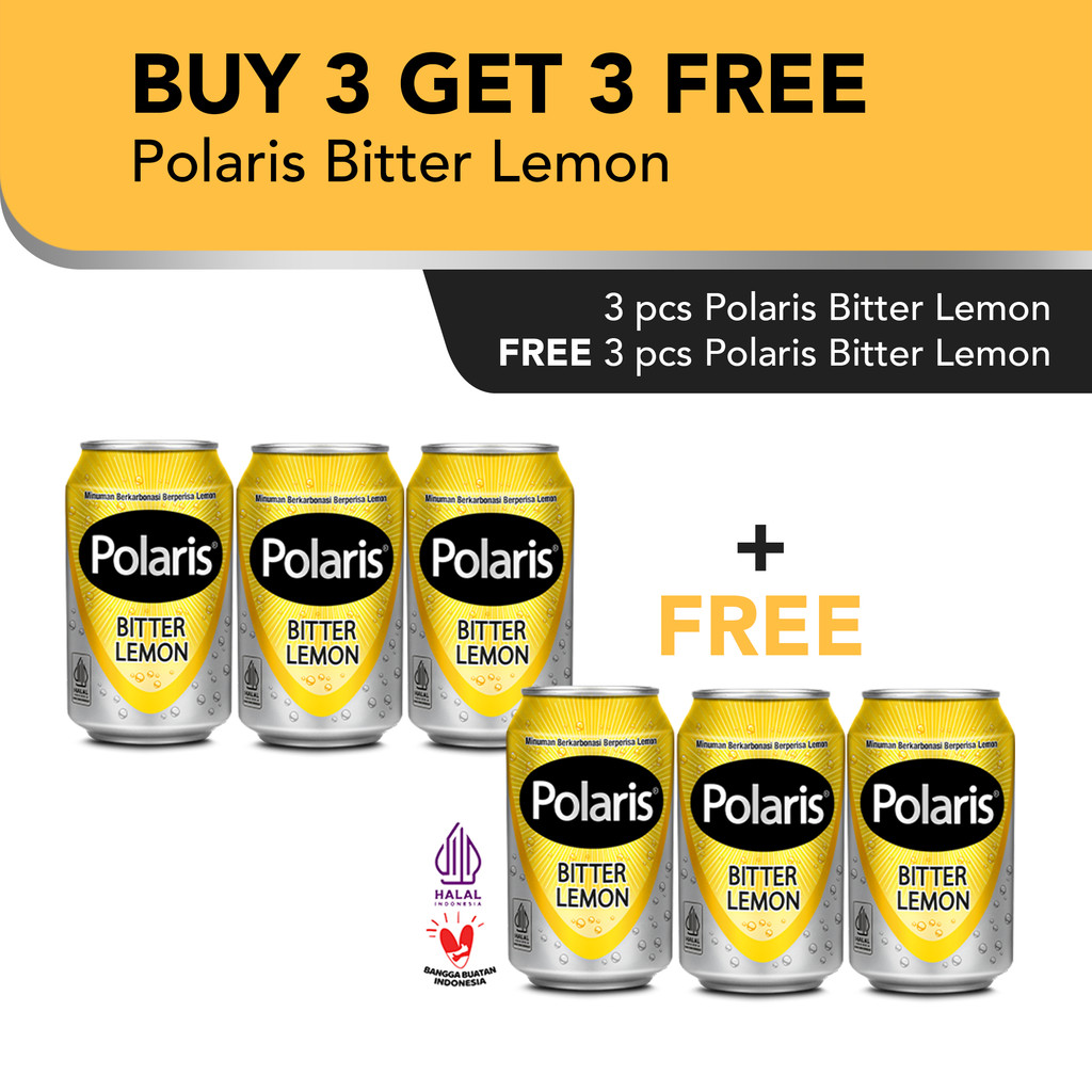 

Buy 3 Get 3 Polaris Bitter Lemon