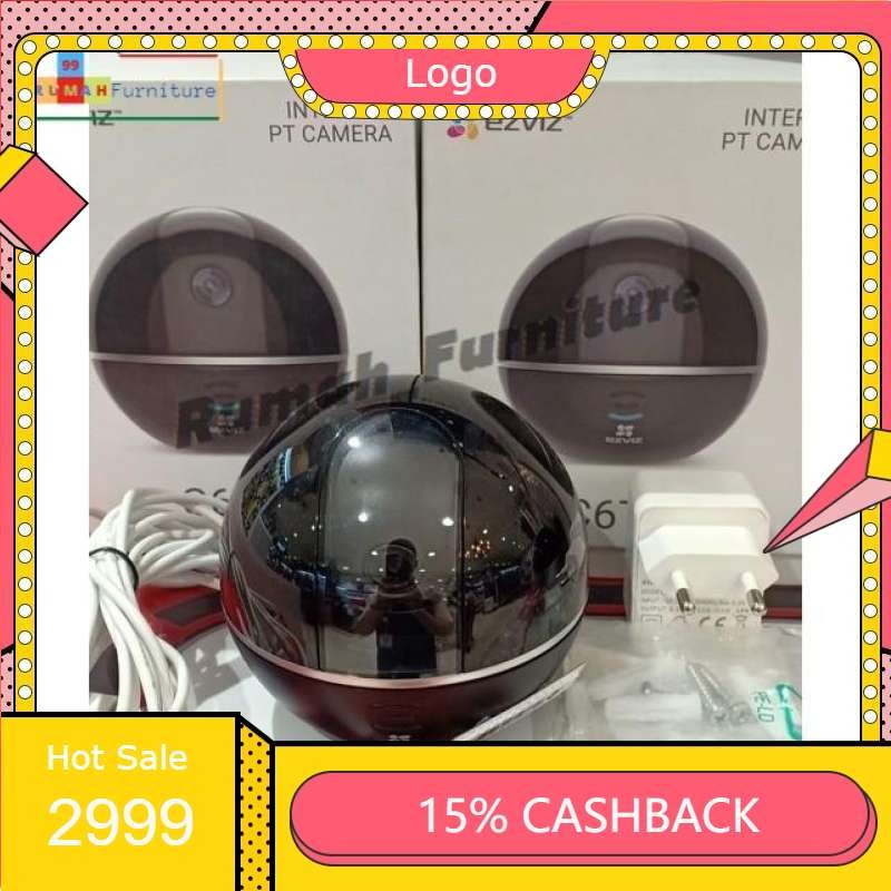 ezviz ip camera 1080p - hitam