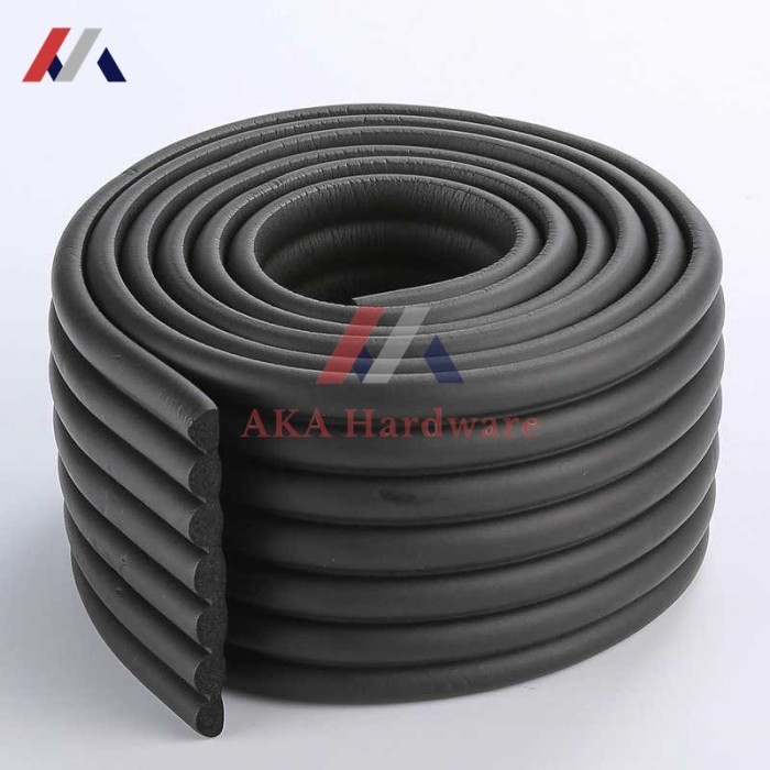 Busa Pelindung Sudut Meja / Busa Pengaman Siku Pinggiran Meja - Cokelat